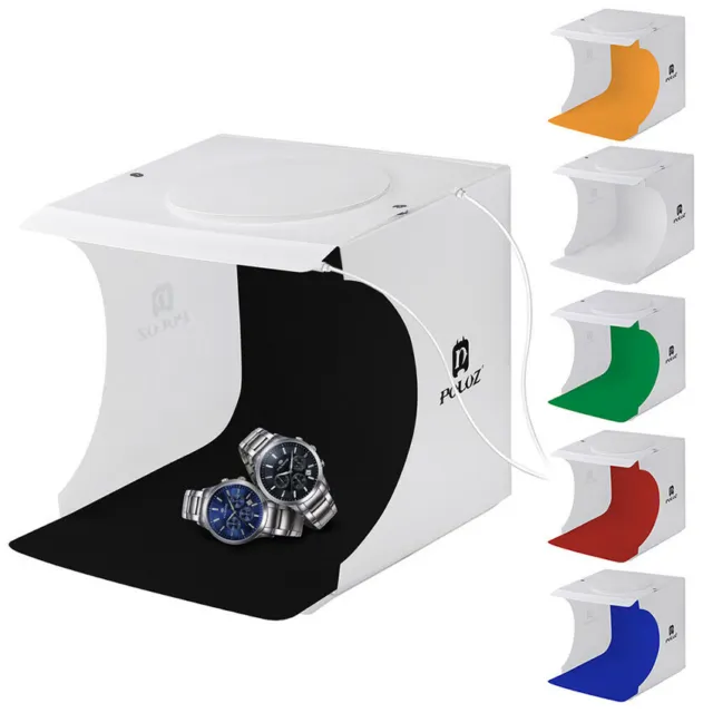 Caja de producto doble LED caja de luz habitación caja de luz foto fotografía plegable