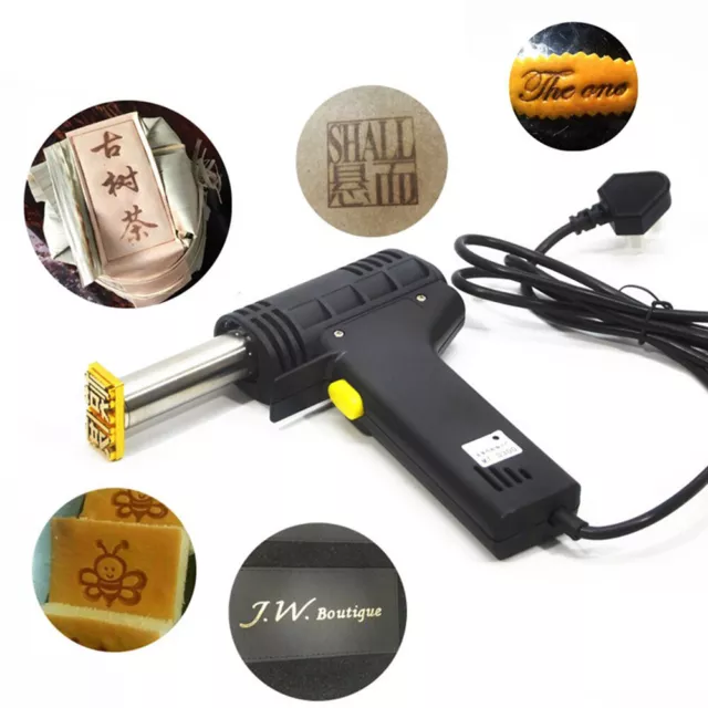 DIY Electric Hot Foil Stamping Machine Handheld Logo Embossing Press Tool New