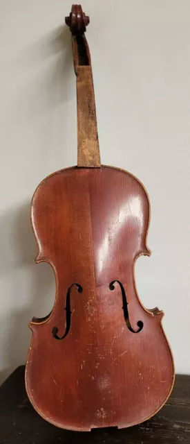 "Salzard" Antique French Violin 1830's For Restoration