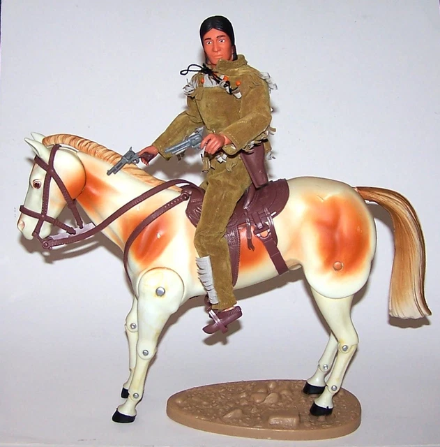 VINTAGE 70'S LONE Ranger Tonto & Scout Marx / Gabriel Action Figure ...
