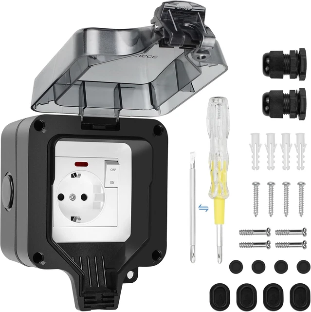 Supporto Per Batteria 9V Con Coperchio, Interruttore ON/OFF E Cavi Da 150 Mm