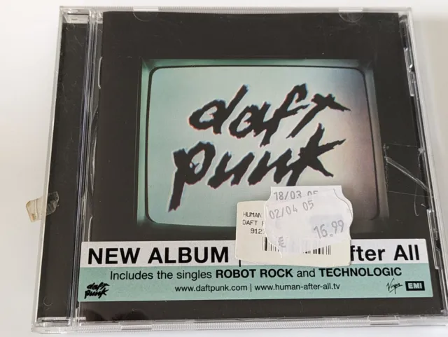 DAFT PUNK "HUMAN AFTER ALL" 2005 CD sehr guter Zustand Enhanced Robot Rock Techn