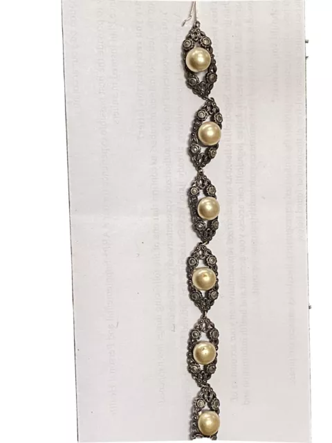VTG EARLY 20th CENTURY MARCASITE BRACELET- COSTUME JEWELRY