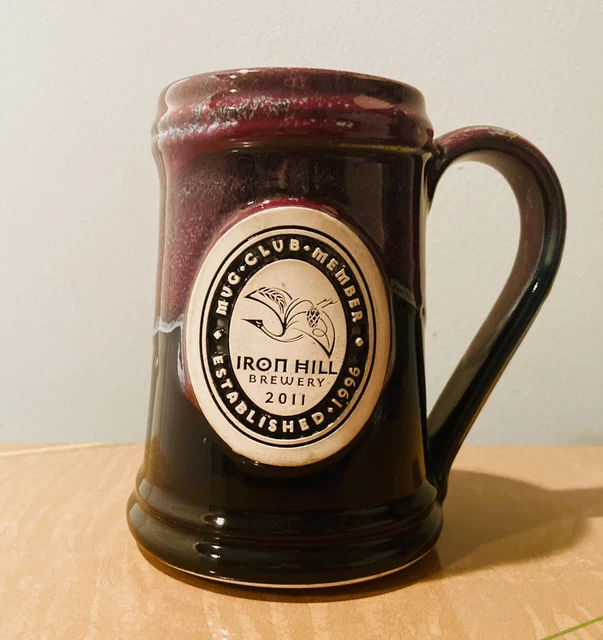 IRON HILL BREWERY 2011 MUG CLUB MEMBER Stoneware Ceramic Beer Stein Cup