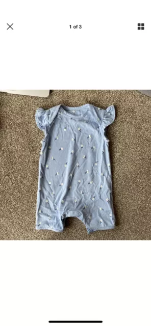 ÉNORMES TENUES VÊTEMENTS BÉBÉ FILLE NOUVEAU-NÉ-6 MOIS LOT 12 PIÈCES d'une valeur de plus de 120 3