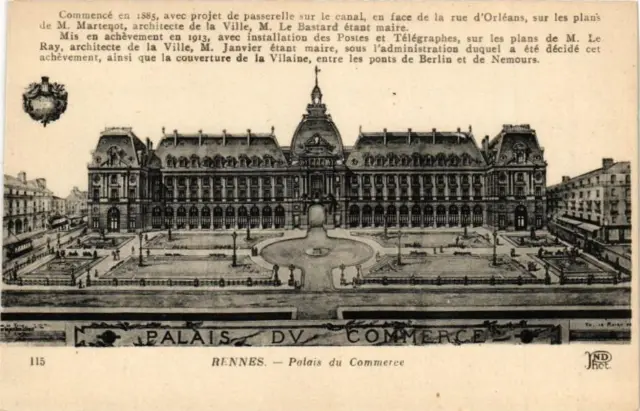 CPA RENNES-Palais du Commerce (265190)