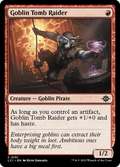 x4 Goblin Tomb Raider LCI MTG 151 COMMON M/NM 4x