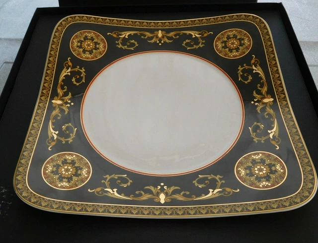 Rosenthal Versace Ikarus Medusa 1 x Speiseteller eckig 27 cm Neu & Ovp