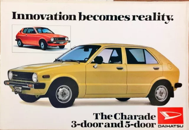 Daihatsu Charade G10 Brochure 1979