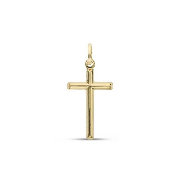 Pendentif Croix Jésus En Or 18 Carats - Or Jaune 750/1000, Neuf Avec étiquettes