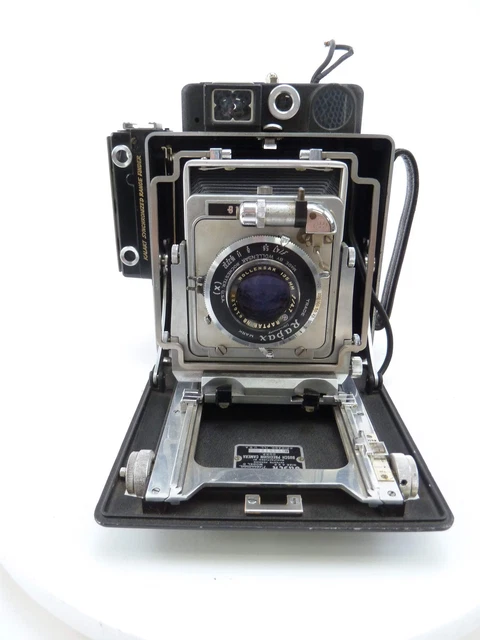 BUSCH PRESSMAN MODEL D 4X5 Camera with Wollensak 135MM Raptor