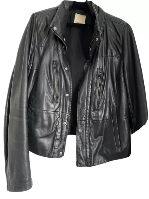 Diesel Ladies Jacket (Black Lamb's Leather) Size L