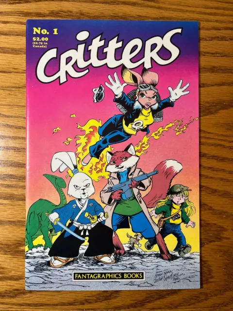 Critters #1, Fantagraphics Books 1986, NM+ Condition