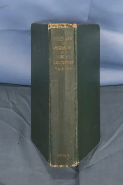 Field Book Of Américain Tree Et Arbustes, F.Schuyler Mathews Dq