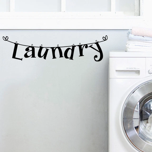 SUPERDANT Blanchisserie Wall Sticker Vinyle Les Vêtements Les Plus Sale Citations Lettrage Blanchisserie Wall Art Decal pour La Maison Machine À Laver Sèche-Linge Buanderie Décoration Murale SUPERDANT Blanchisserie Wall Sticker Vinyle Les Vêtements Les Plus Sale Citations Lettrage Blanchisserie Wall Art Decal pour La Maison Machine À Laver Sèche-Linge Buanderie Décoration Murale
