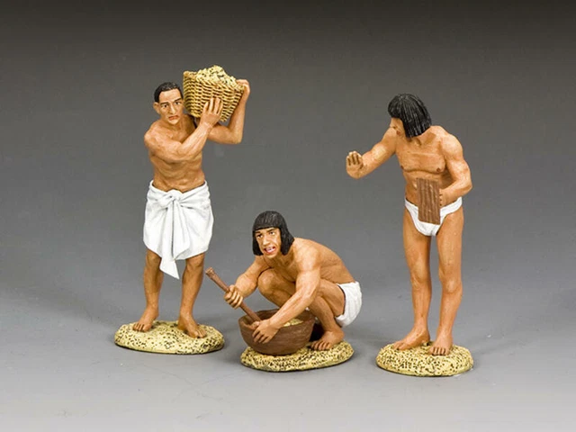 King & Country Figurine AE101 Chaise à Porteurs De Cléopâtre Plomb Peint Collection