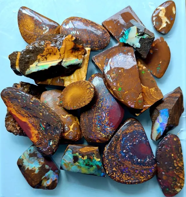 412 Grams Boulder Opal High Grade Quality Australian Rough Parcel Koroit...