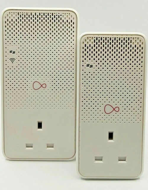 VIRGIN MEDIA PASSTHROUGH WiFi BOOSTER KIT (WiFi EXTENDER + POWERLINE