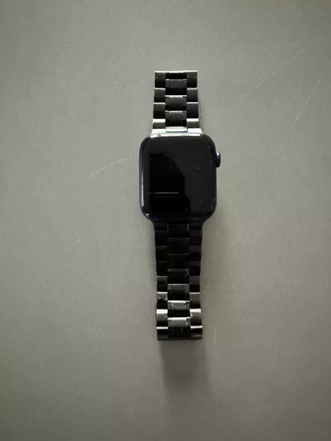 Apple Watch Series 6 44mm Aluminiumgehäuse-Blau mit Sportarmband in Dunkelmarine
