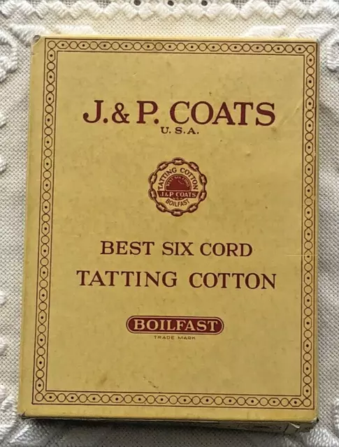 Vintage Tatting Thread MINI LOT of 44 Lily J & P Coats Star DMC Crochet  Cotton