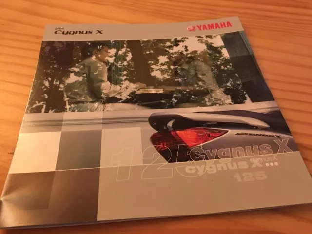 Yamaha scooter Cygnus 125 X 2004 prospectus moto brochure dépliant français