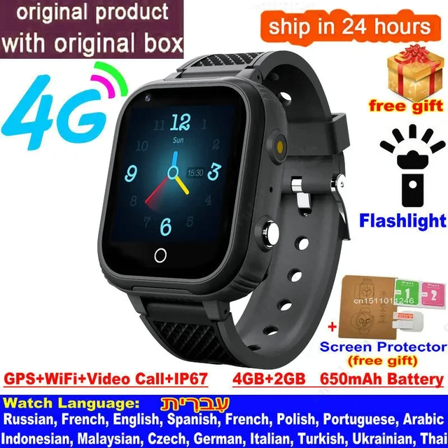 Smartwatch Sim Smartwatch Bambini 4G Con GPS E Videochiamata