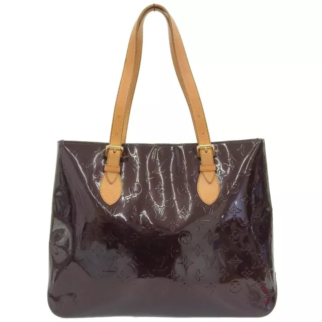 Louis Vuitton Monogram Vernis Brentwood Amarante Bordeaux Tote Bag LV M91994 AB