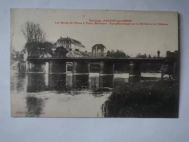 CPA 61 Les Bords de l'Orne à Thury Harcourt - Vue pittoresque sur la rivière