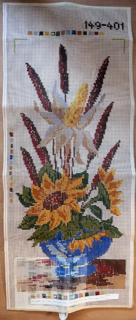 Junghans Knüpfbild, Knüpfteppich "Herbstsonate" - ca. 44 x 102 - NEU