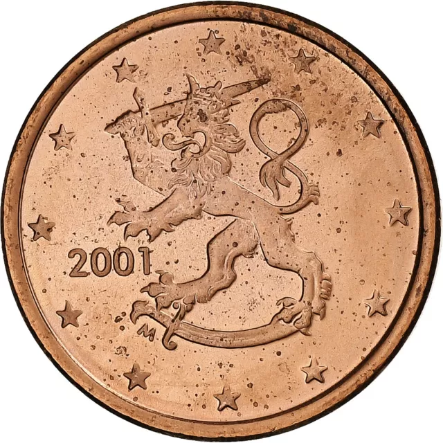 [#1250770] Finnland, 5 Euro Cent, 2001, Vantaa, VZ, Copper Plated Steel, KM:100