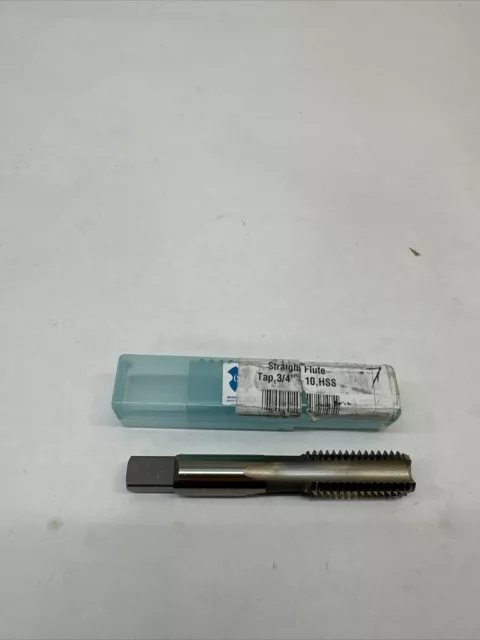 Osg 1663400 Straight Flute Hand Tap , 3/4"-10 , Bottoming , 4 Flutes, Unc