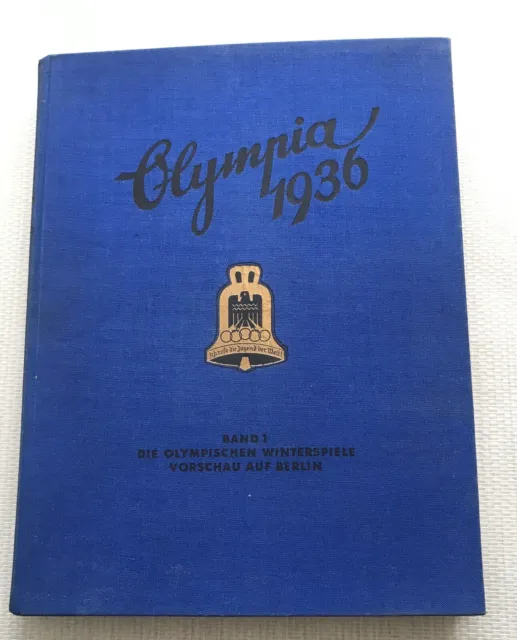 Album de collection Jeux olympiques 1936 ~~  "Olympia 1936" : Volume I