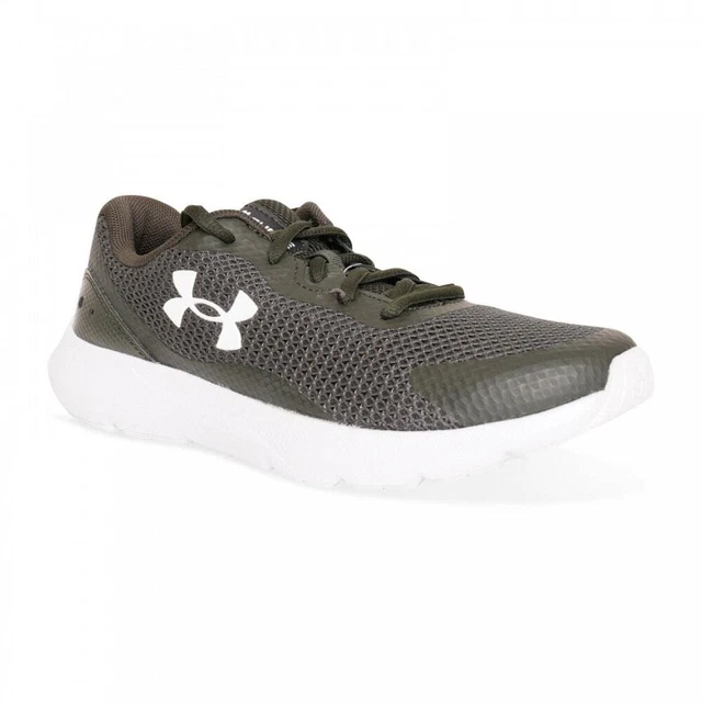 Under Armour Youths Surge 3 Trainers (Olive)