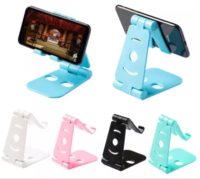 Universal Adjustable Mobile Phone Holder Stand Desk Foldable Portable