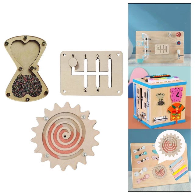 Accessoires Busy Board Montessori - Pièces DIY Motricité Fine - Perles & Formes