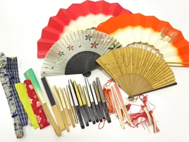 36928# Japanese Kimono / Folding Fan Set