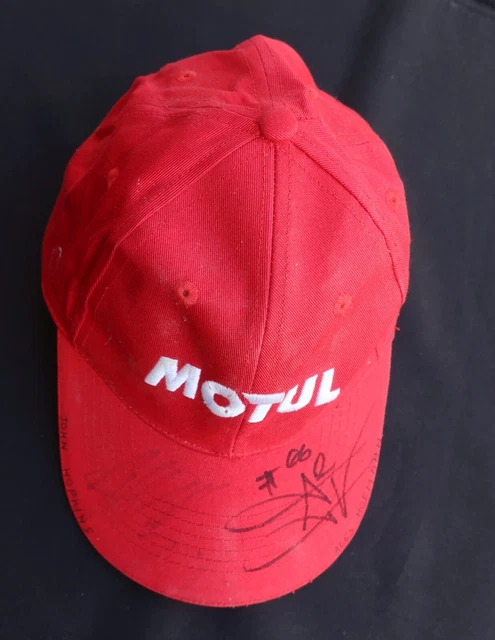 Casquette signée MOTUL HOFMANN HOPKINS moto GP SIGNED HAT CAP