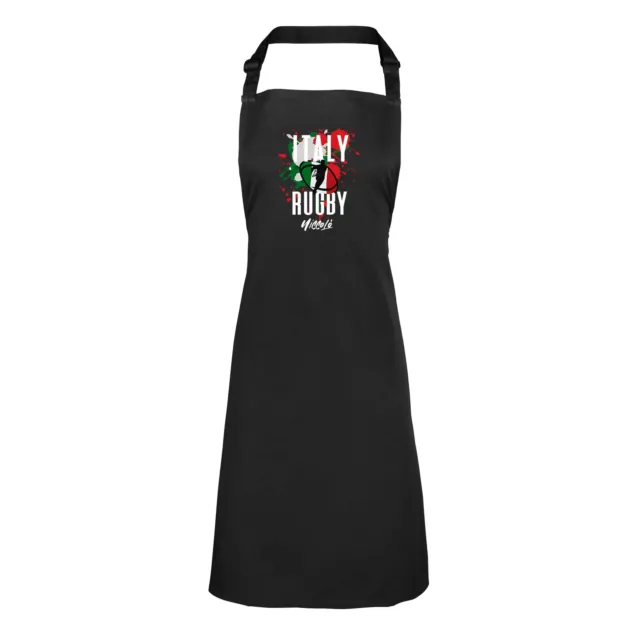 Personalised Italy Rugby Apron Mens Womens Supporters 6 Nations Union Gift