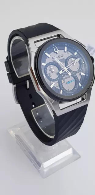 BULOVA 98A161 PRESISIONIST Curv 44Mm Mini Dial Chronograph Watch