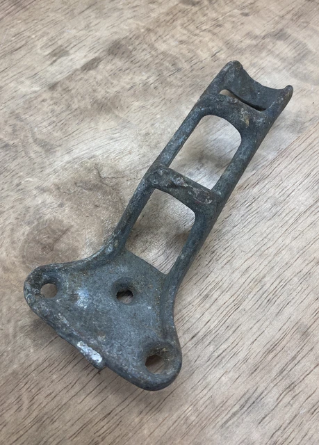 Old Flag Pole 3/4”Bracket Holder Banner Rustic Cast Iron Vintage