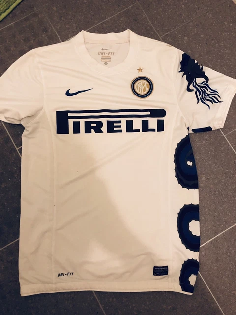 INTER MILAN AWAY 2010/11 Mens Small Shirt Internazionale Nike