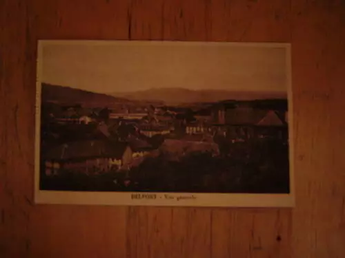 carte postale ancienne belfort - vue générale