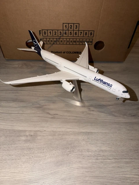 Herpa modèle Avion Lufthansa Airbus A350-900 « 100 Ans », Miniature à l' échelle 1:500, pièce de Collection, modèle d'Avion sans Socle, métal Herpa modèle Avion Lufthansa Airbus A350-900 « 100 Ans », Miniature à l' échelle 1:500, pièce de Collection, modèle d'Avion sans Socle, métal