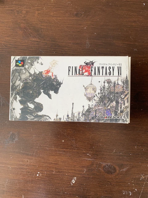 JEU FINAL FANTASY 6 Nintendo Super Famicom SFC SNES Ntsc Japan ...