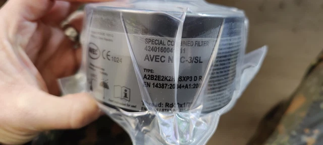 AVEC Chem NBC-3/SL ABC-Protezione Rd40 Filtro Maschera Filtro Protezione Civile