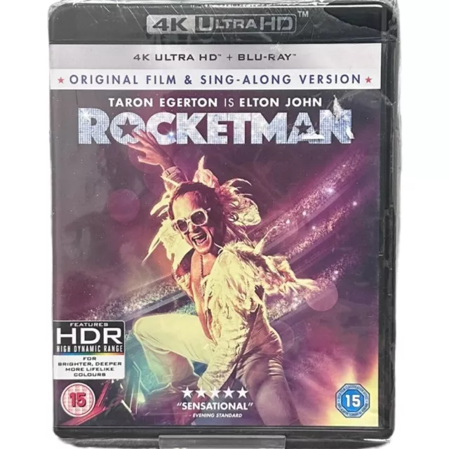 Brand New & Sealed: Rocketman (4K UHD + Blu-Ray)