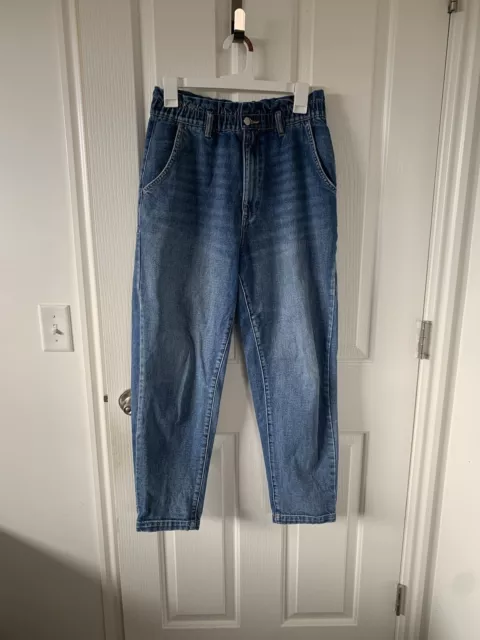 BDG Urban Outfitters Pull On Mom Jeans Paper Bag Waist Size 28