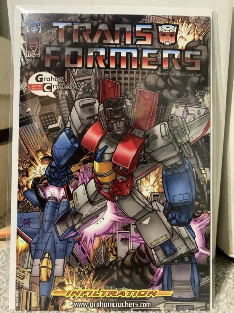 Transformers Infiltration #1 Roche Graham Crackers Variant IDW Only 1 On eBay