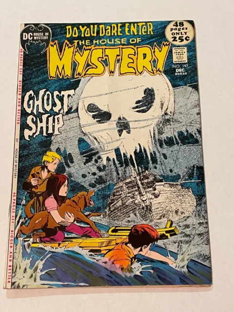 THE HOUSE OF MYSTERY #197 VG 48 Page Neal Adams Cover DC Bronze Age Horror
