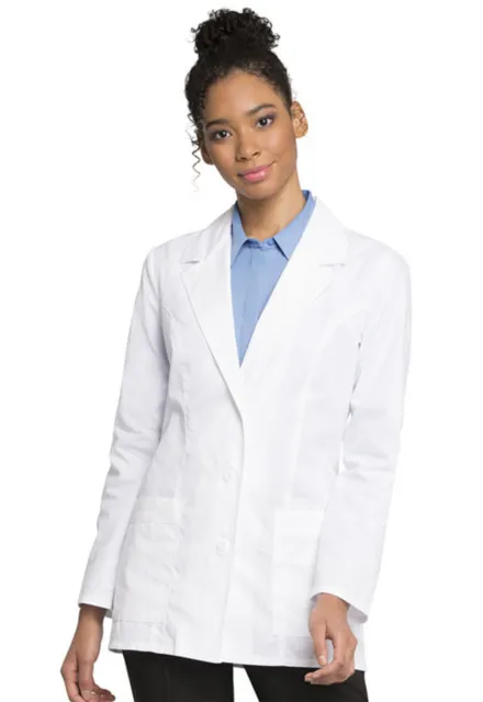 White Cherokee Scrubs Womens 29" Lab Coat 2390 WHTS